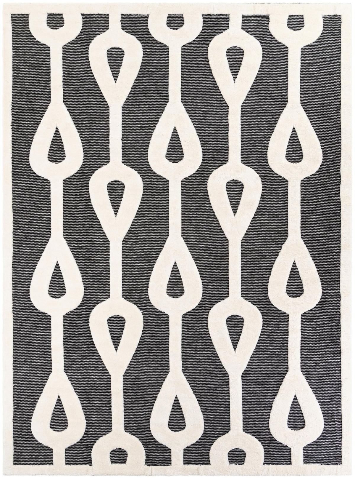 Monochrome Collection Area Rug -  Marble Rectangle Gray Main