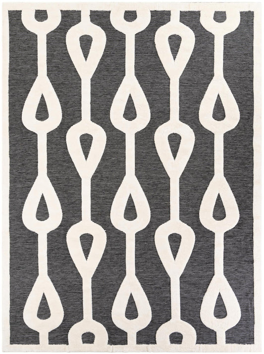 Monochrome Collection Area Rug -  Marble Rectangle Gray Main