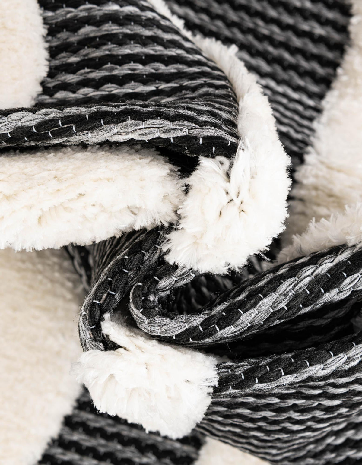 Monochrome Collection Area Rug -  Marble Rectangle Gray  lifestyle 28