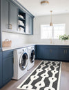 Monochrome Collection Area Rug -  Marble Runner Gray  lifestyle 61