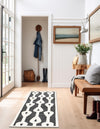 Monochrome Collection Area Rug -  Marble Runner Gray  lifestyle 67