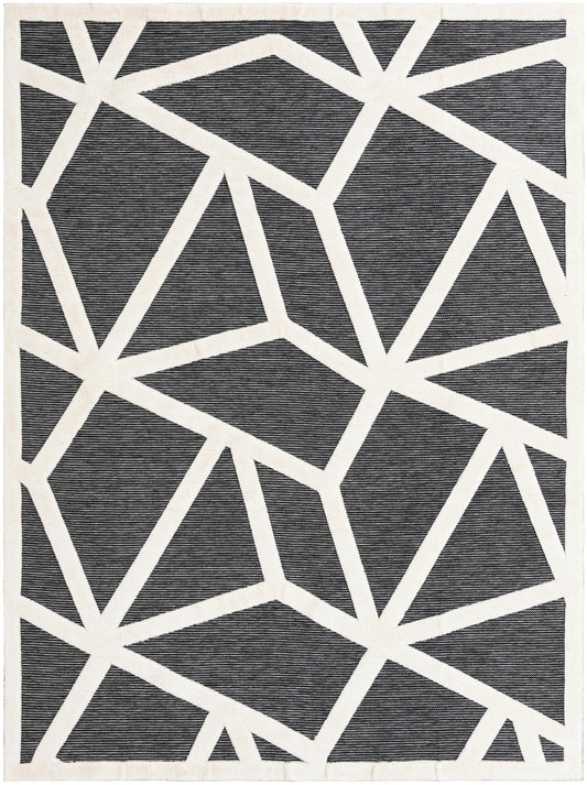 Monochrome Collection Area Rug -  Onyx Rectangle Gray Main
