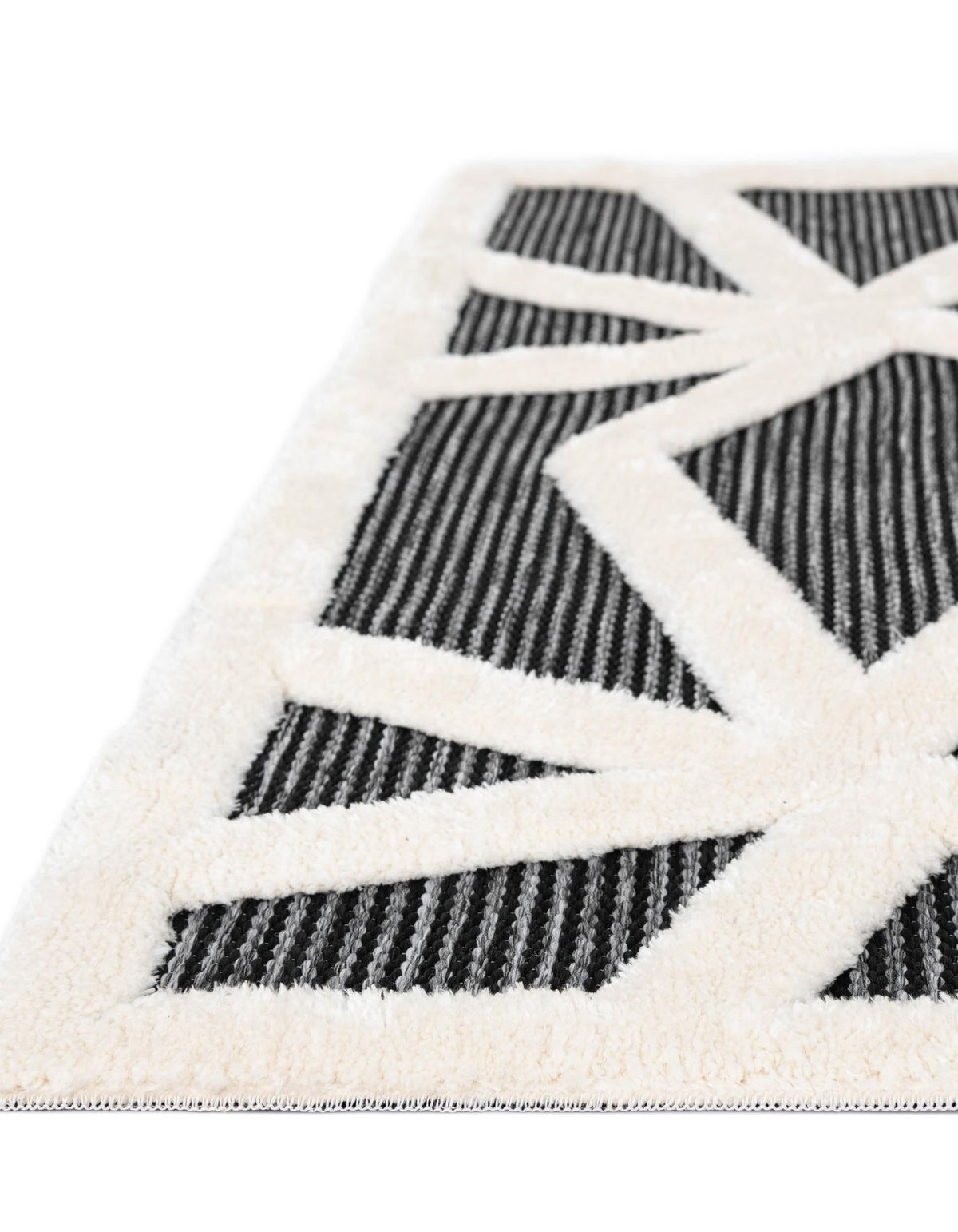 Monochrome Collection Area Rug -  Onyx Rectangle Gray  lifestyle 26