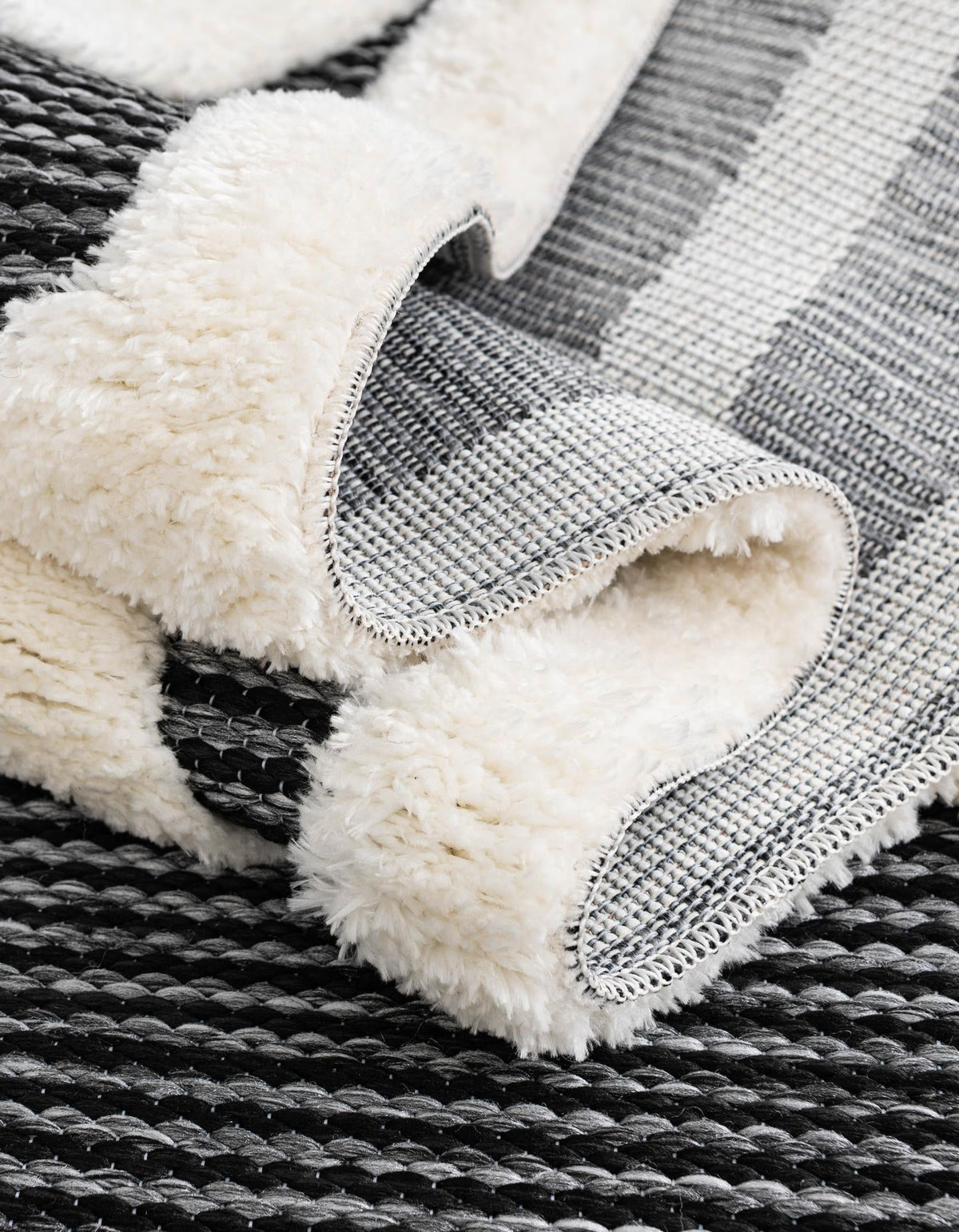 Monochrome Collection Area Rug -  Onyx Rectangle Gray  lifestyle 38