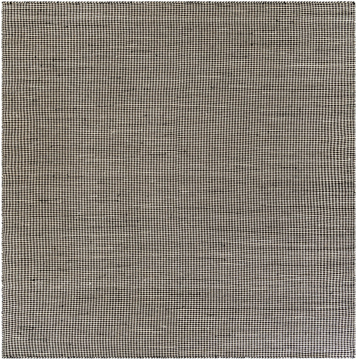 Sequoia Handwoven Jute Collection Area Rug - Aspen Square Black and White  lifestyle 6