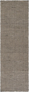 Sequoia Handwoven Jute Collection Area Rug - Aspen Runner Black and White  lifestyle 9