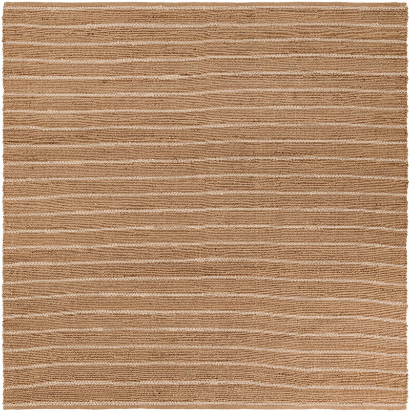 Sequoia Handwoven Jute Collection Area Rug - Briarwood Square Natural  lifestyle 13