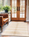 Sequoia Handwoven Jute Collection Area Rug -  Mendocino Rectangle Ivory  lifestyle 2