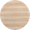 Sequoia Handwoven Jute Collection Area Rug -  Mendocino Round Ivory  lifestyle 18