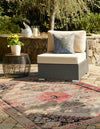Patio Elegance Collection Area Rug -  Meadow Rectangle Multi  lifestyle 3