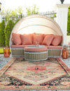 Patio Elegance Collection Area Rug -  Meadow Rectangle Multi  lifestyle 6