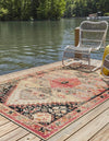 Patio Elegance Collection Area Rug -  Meadow Rectangle Multi  lifestyle 8