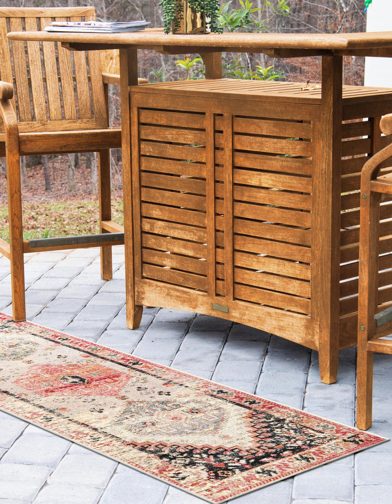 Patio Elegance Collection Area Rug -  Meadow Runner Multi  lifestyle 51