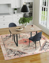 Patio Elegance Collection Area Rug -  Meadow Square Multi  lifestyle 27
