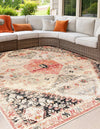 Patio Elegance Collection Area Rug -  Meadow Square Multi  lifestyle 29