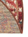 Patio Elegance Collection Area Rug -  Alcove Round Red and Navy Blue  lifestyle 59