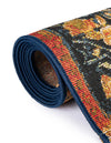 Patio Elegance Collection Area Rug -  Grove Rectangle Navy Blue and Rust Red  lifestyle 19