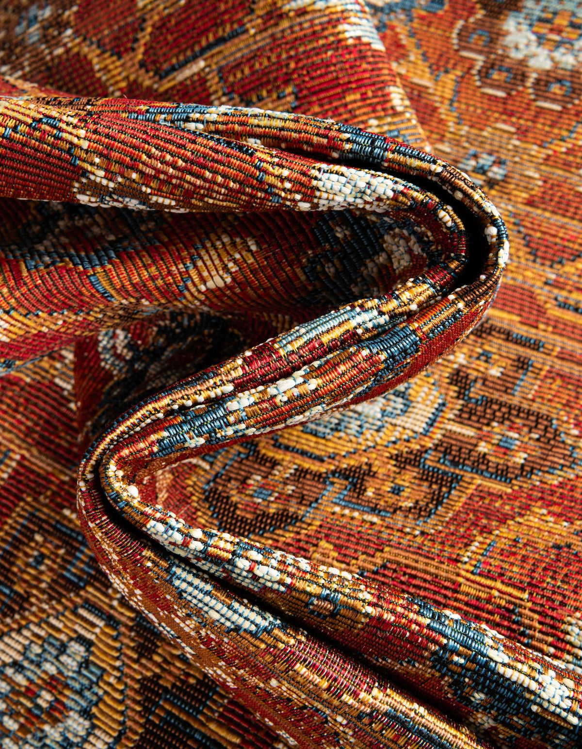 Patio Elegance Collection Area Rug -  Eden Rectangle Antique Red  lifestyle 15