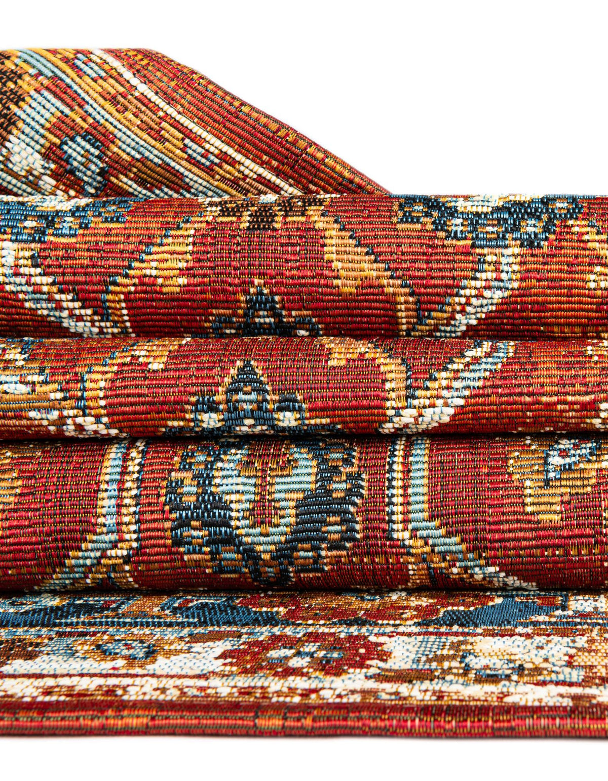 Patio Elegance Collection Area Rug -  Eden Rectangle Antique Red  lifestyle 21