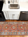 Patio Elegance Collection Area Rug -  Eden Runner Antique Red  lifestyle 35