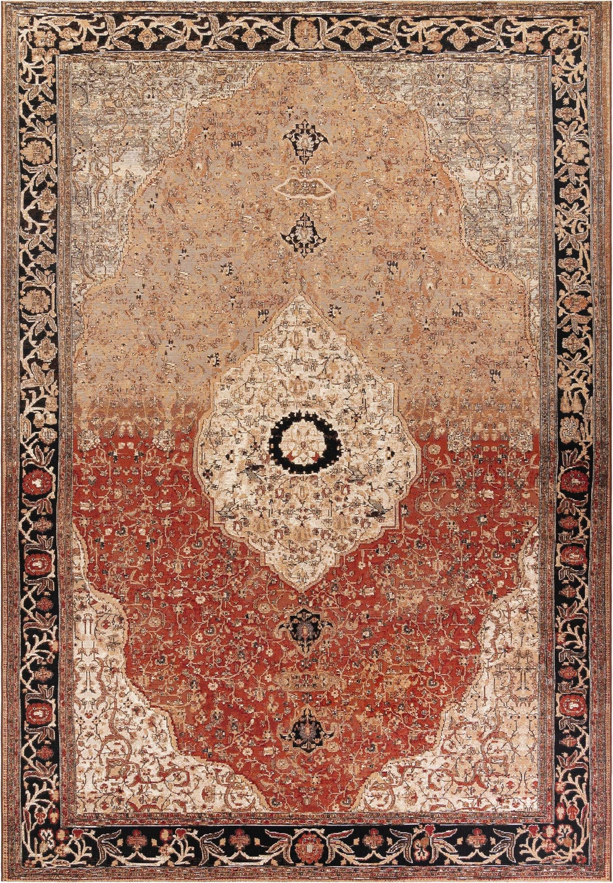 Patio Elegance Collection Area Rug -  Gazebo Rectangle Multi Main
