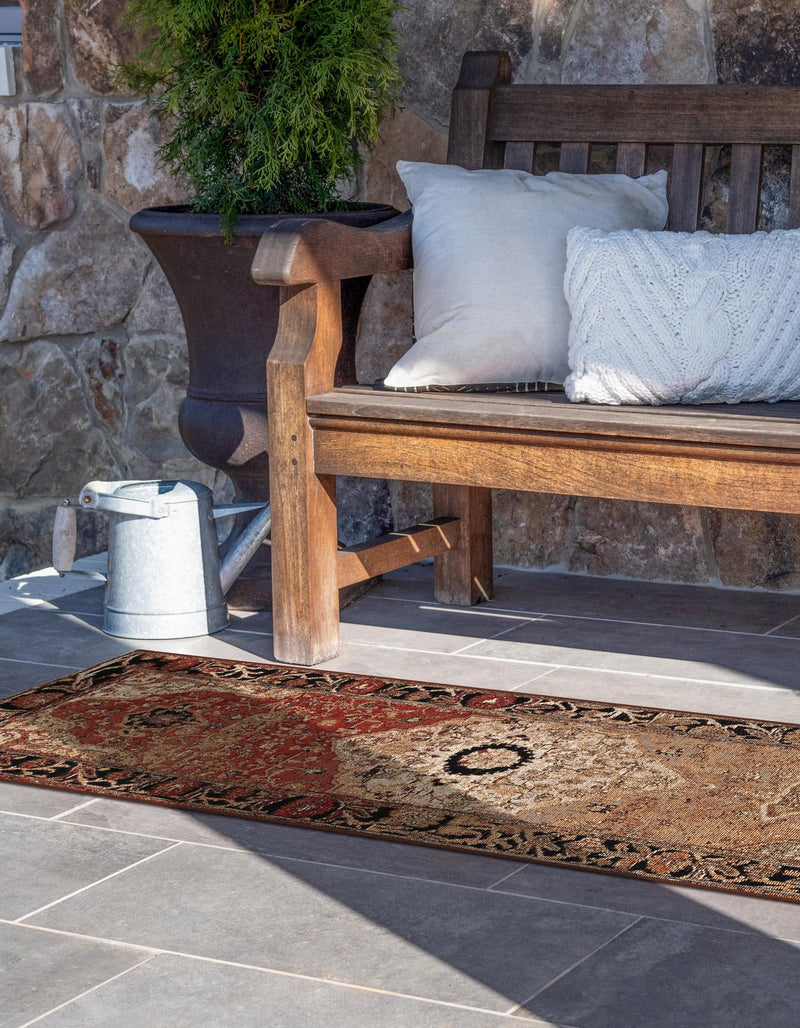 Patio Elegance Collection Area Rug -  Gazebo Runner Multi  lifestyle 50