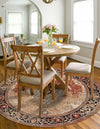 Patio Elegance Collection Area Rug -  Gazebo Round Multi  lifestyle 30