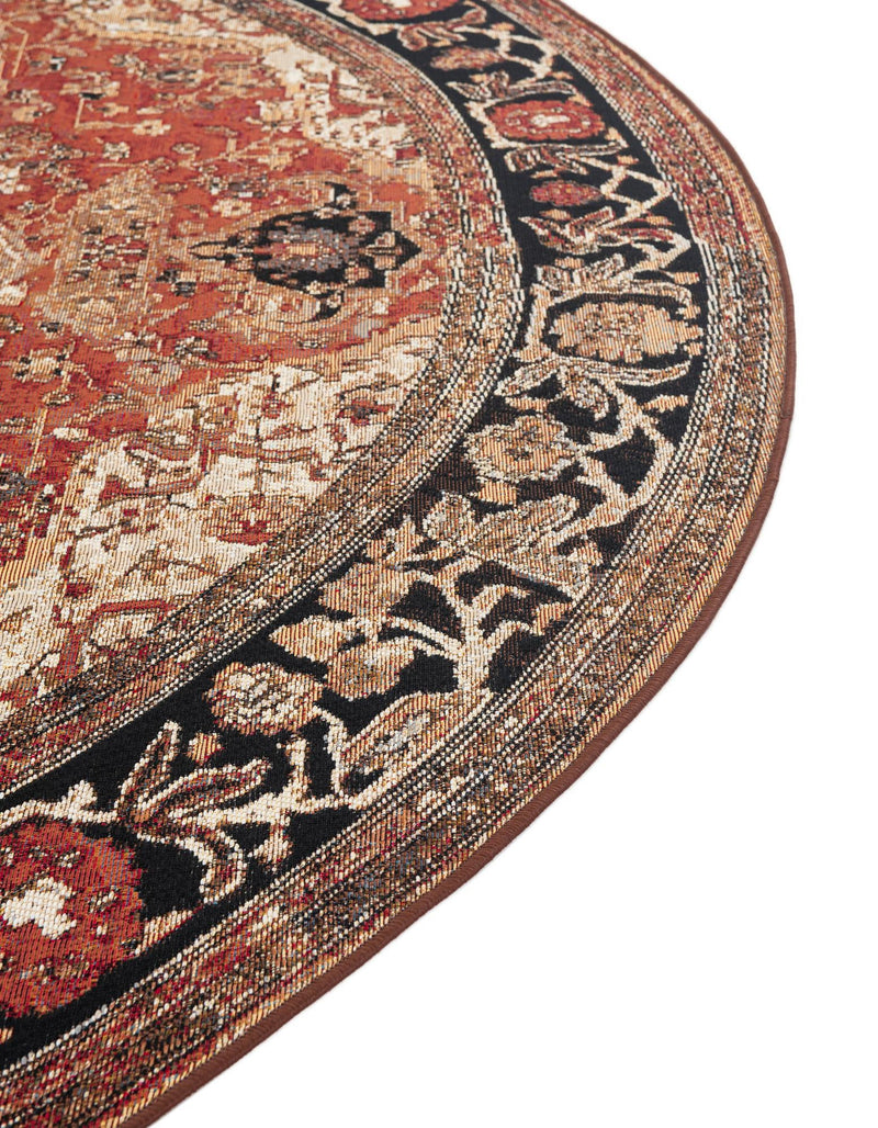 Patio Elegance Collection Area Rug -  Gazebo Round Multi  lifestyle 43