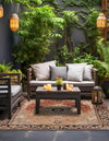 Patio Elegance Collection Area Rug -  Gazebo Square Multi  lifestyle 31