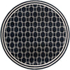 Metro Heights Collection Area Rug -  Liberty Round Navy Blue  lifestyle 25
