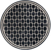 Metro Heights Collection Area Rug -  Liberty Round Navy Blue  lifestyle 22