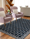 Metro Heights Collection Area Rug -  Liberty Rectangle Navy Blue  lifestyle 4