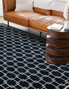 Metro Heights Collection Area Rug -  Liberty Rectangle Navy Blue  lifestyle 6