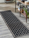 Metro Heights Collection Area Rug -  Liberty Runner Navy Blue  lifestyle 28