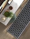 Metro Heights Collection Area Rug -  Liberty Runner Navy Blue  lifestyle 40