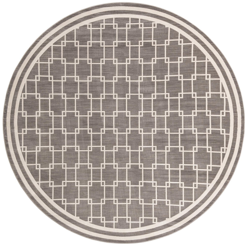 Metro Heights Collection Area Rug -  Ellis Round Gray  lifestyle 12