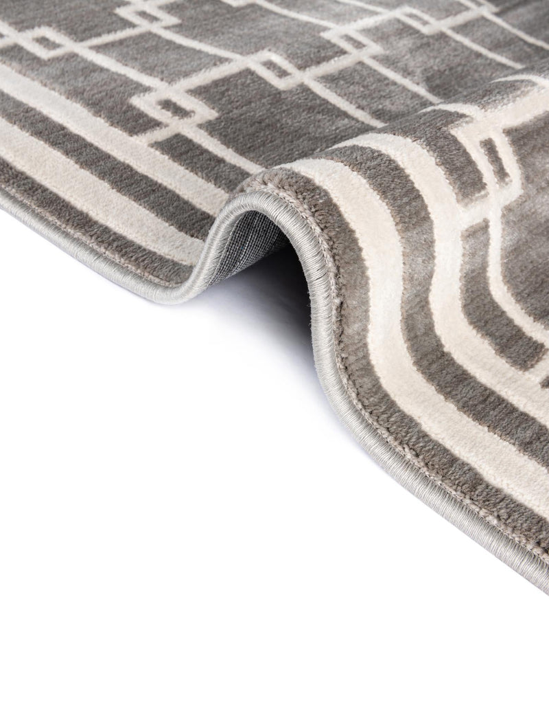 Metro Heights Collection Area Rug -  Ellis Rectangle Gray  lifestyle 7