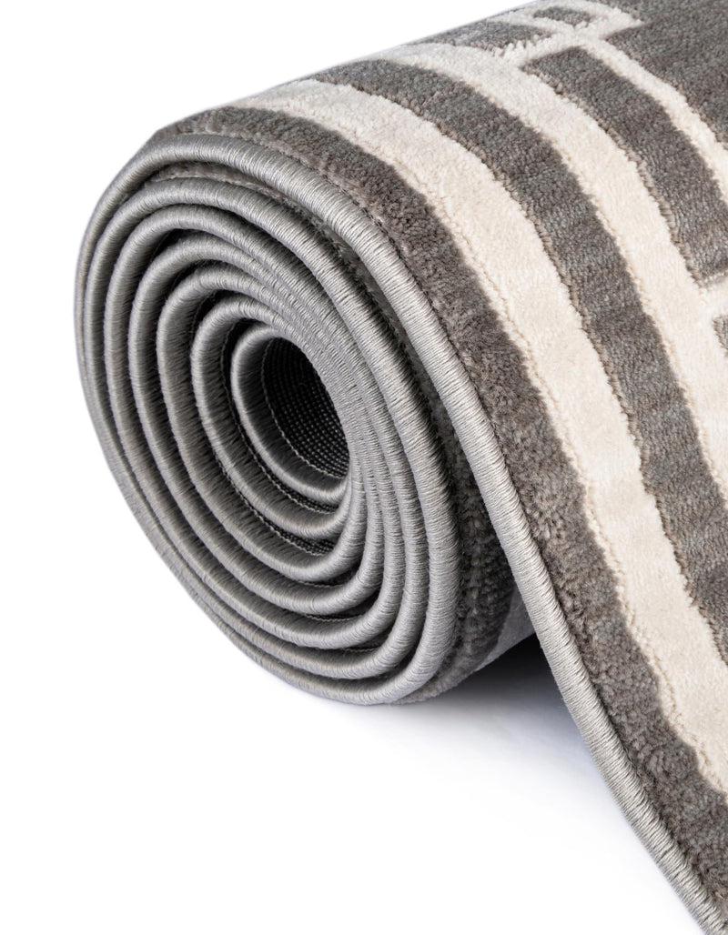Metro Heights Collection Area Rug -  Ellis Rectangle Gray  lifestyle 9