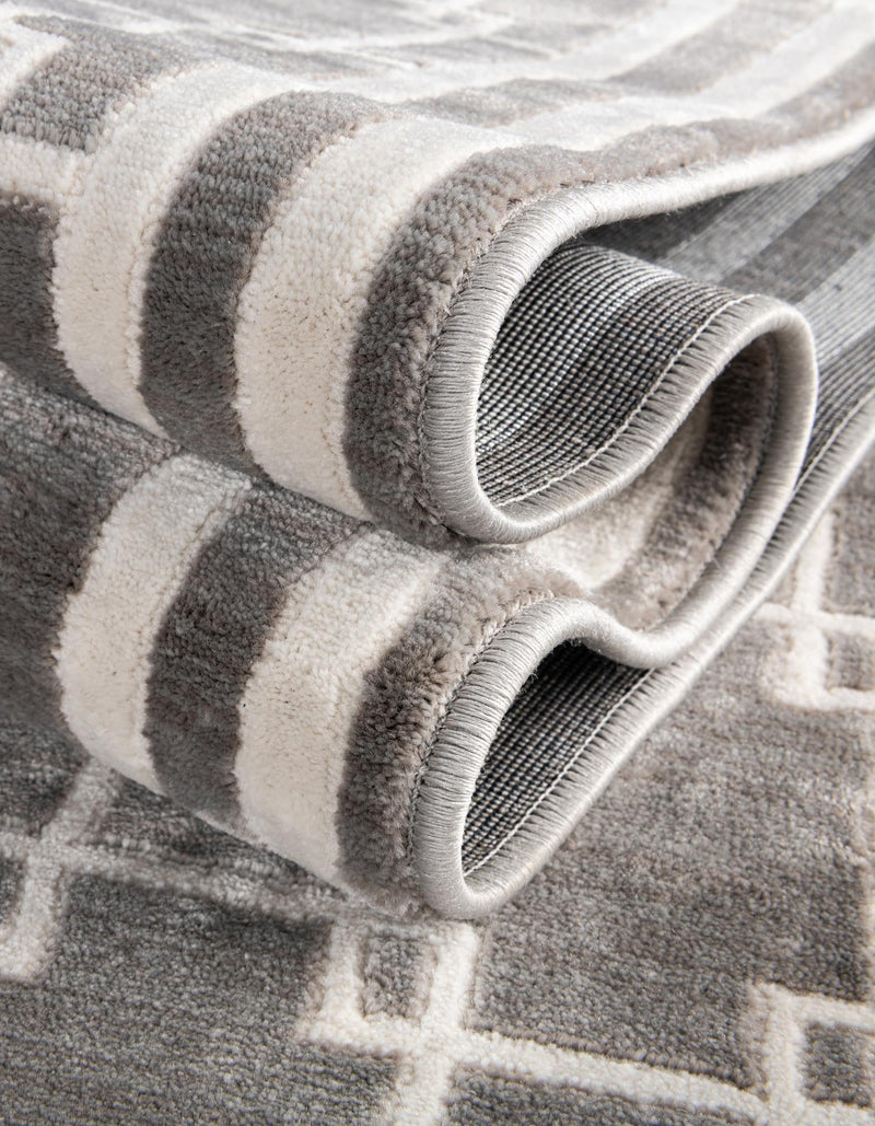 Metro Heights Collection Area Rug -  Ellis Rectangle Gray  lifestyle 10
