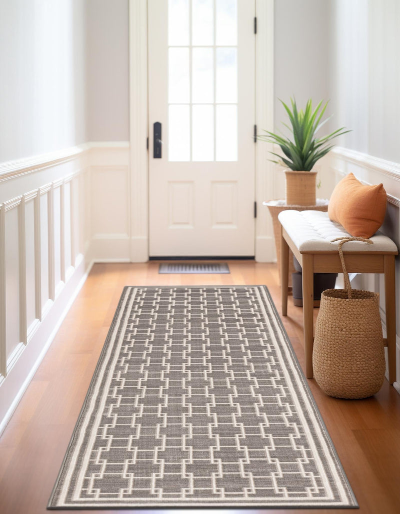 Metro Heights Collection Area Rug -  Ellis Runner Gray  lifestyle 32