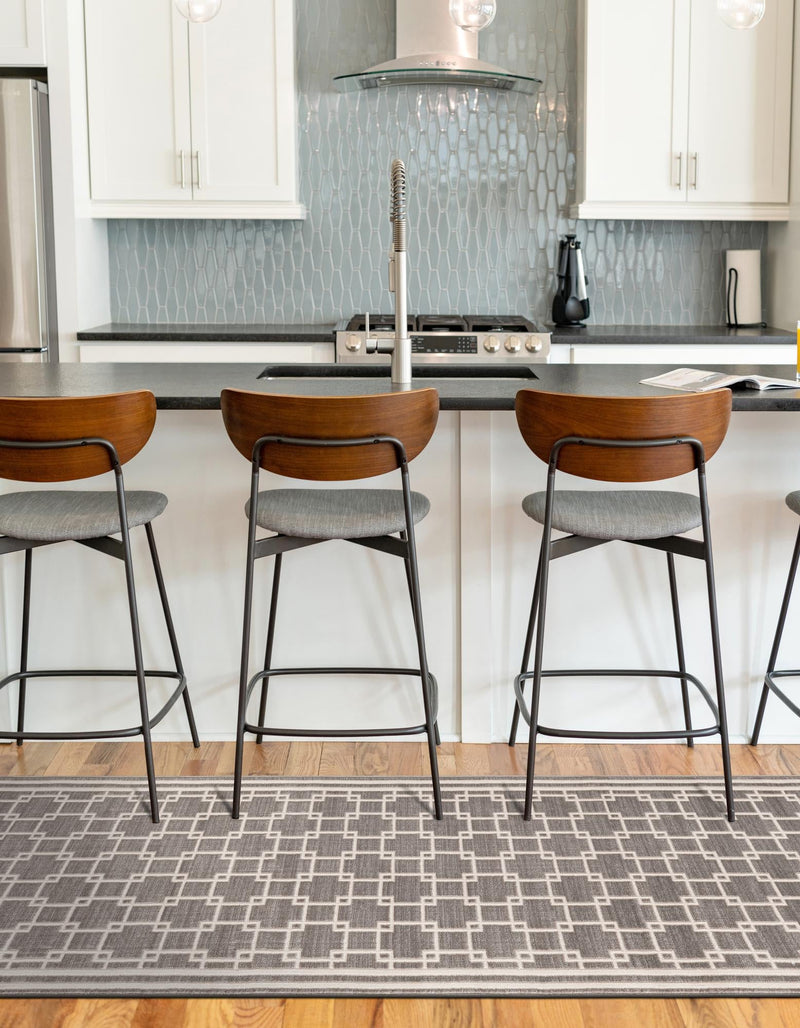 Metro Heights Collection Area Rug -  Ellis Runner Gray  lifestyle 44