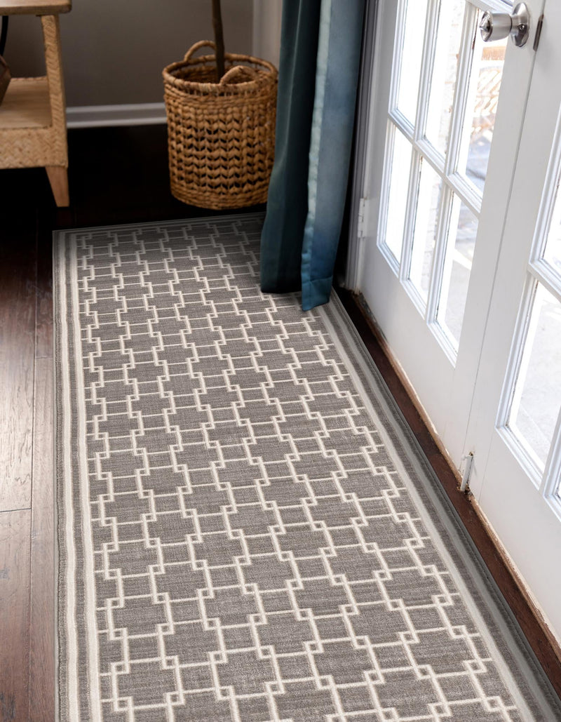 Metro Heights Collection Area Rug -  Ellis Runner Gray  lifestyle 47