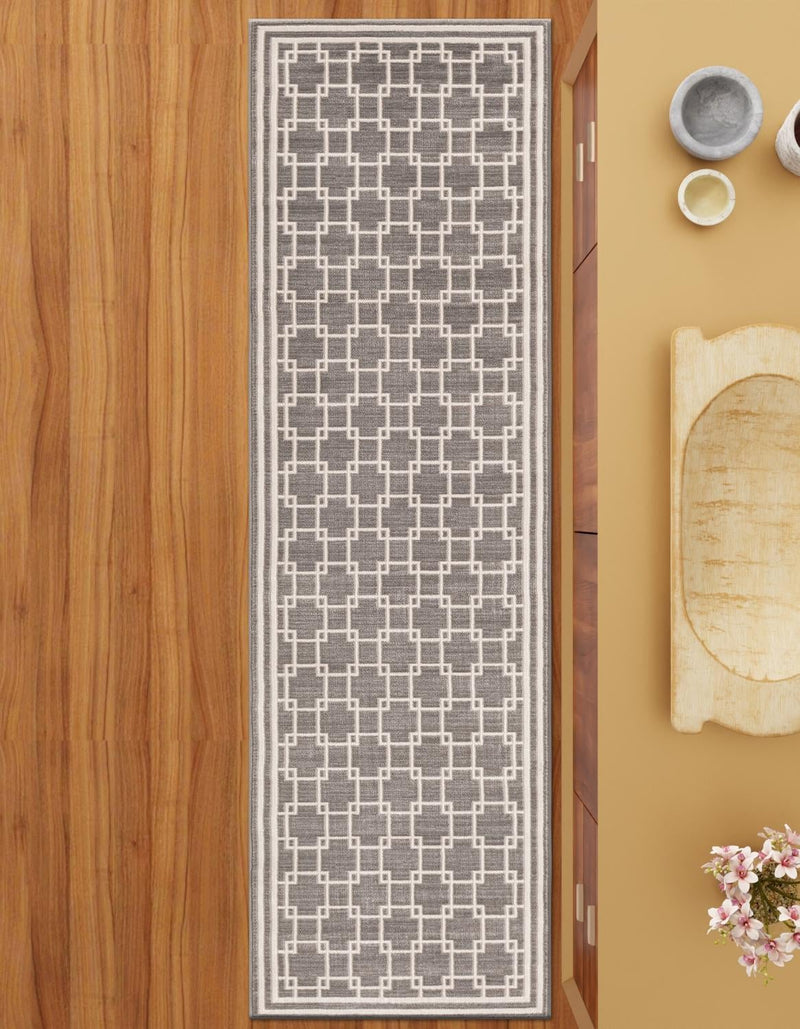Metro Heights Collection Area Rug -  Ellis Runner Gray  lifestyle 53