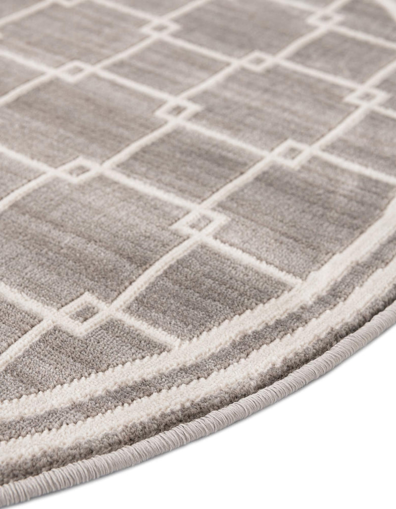 Metro Heights Collection Area Rug -  Ellis Round Gray  lifestyle 21