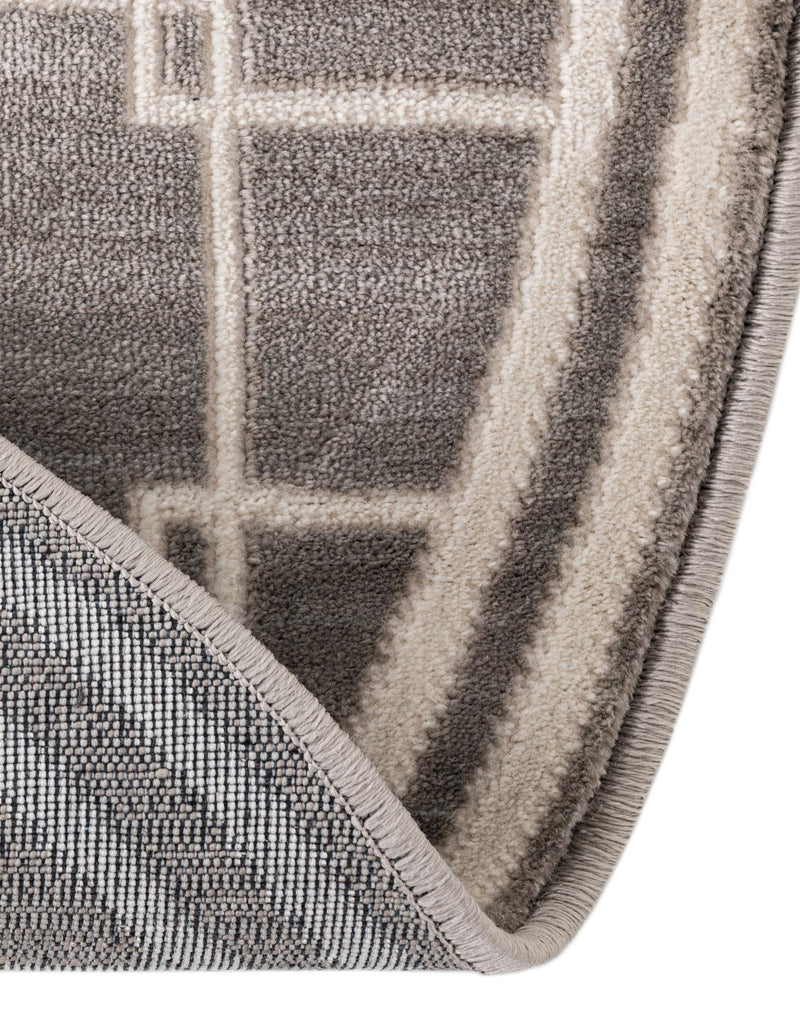 Metro Heights Collection Area Rug -  Ellis Round Gray  lifestyle 27