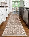 Metro Heights Collection Area Rug -  Wall Runner Beige  lifestyle 29
