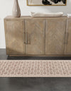 Metro Heights Collection Area Rug -  Wall Runner Beige  lifestyle 32