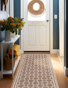 Metro Heights Collection Area Rug -  Wall Runner Beige  lifestyle 41