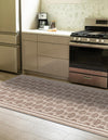 Metro Heights Collection Area Rug -  Wall Runner Beige  lifestyle 44