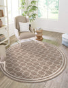Metro Heights Collection Area Rug -  Wall Round Beige  lifestyle 25